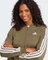 adidas Essentials 3-Streifen Trainingsanzug olive strata (Damen) Vorschaubild