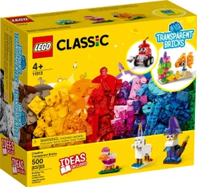LEGO Classic - Kreativ-Bauset mit durchsichtigen Steinen
