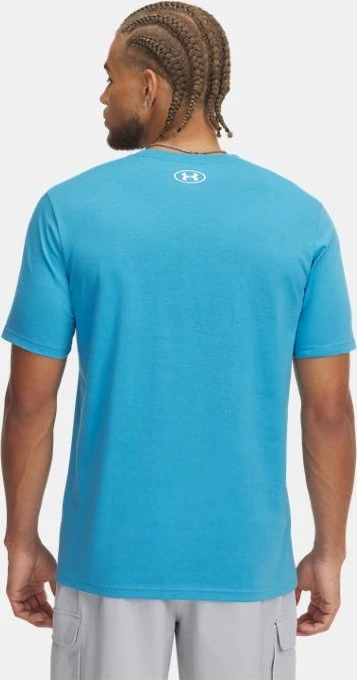Under Armour ABC Camo Boxed Logo Funktionsshirt kurzarm ether blue/white (Herren)