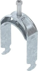 OBO Bettermann Bügelschelle 2056 H-Fuß, 1-fach, Metalldruckwanne, FT