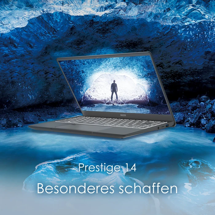 MSI Prestige 14 Evo A12M-240, Carbon Gray, Core i5-1240P, 8GB RAM, 512GB SSD, DE