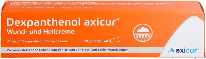 axicorp Pharma Dexpanthenol axicur 50mg/g Wund- und Heilcreme, 50g