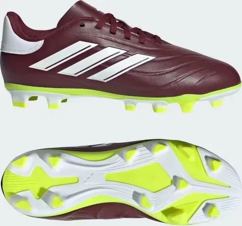 adidas Copa Pure II Club FxG shadow red/cloud white/team solar yellow 2 (Junior)