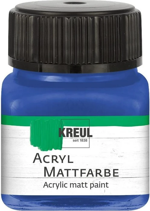 Kreul Acryl Mattfarbe, blau, 20ml (75239)