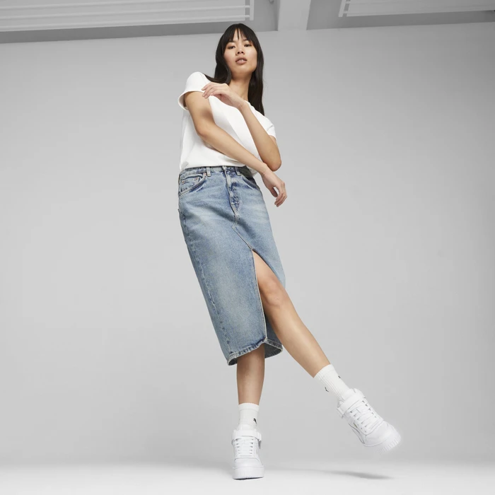 Puma Carina Street Mid puma white/puma gold (Damen)