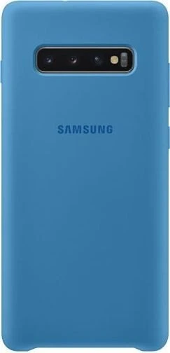 Samsung Silicone Cover für Galaxy S10+ blau