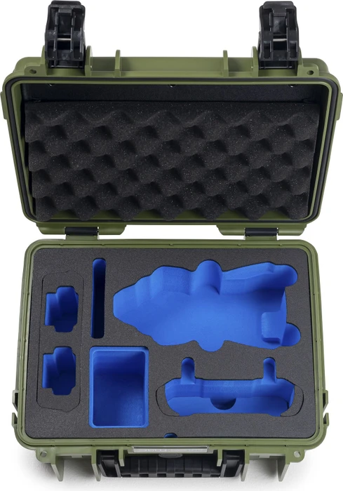 B&W International Drone Case Typ 3000 PP.117 für DJI Air 3 bronze grün