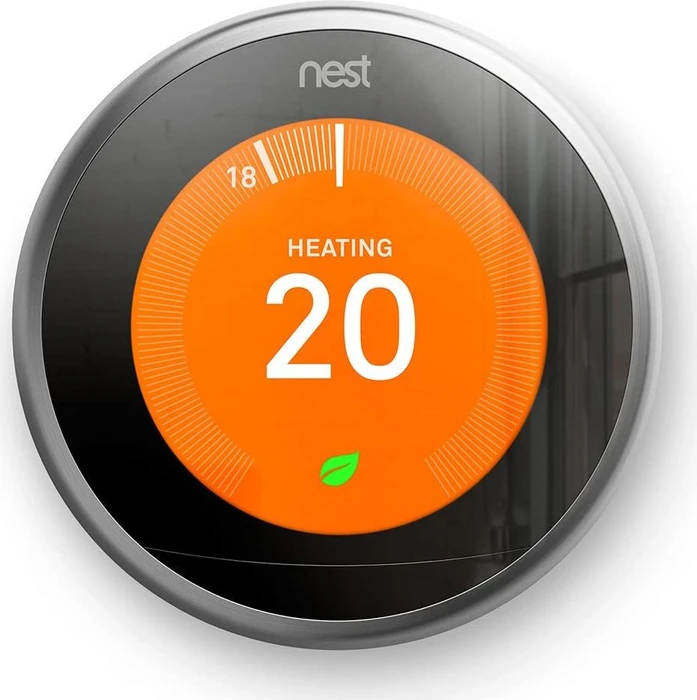 Nest Learning Thermostat, 3. Generation, Edelstahl silber