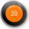 Nest Learning Thermostat, 3. Generation, Edelstahl silber Vorschaubild