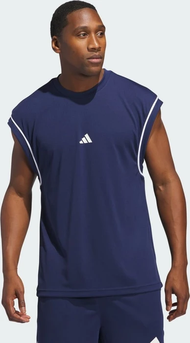 adidas Basketball All-World Sleeveless Funktionsshirt ärmellos team navy blue 2 (Herren)