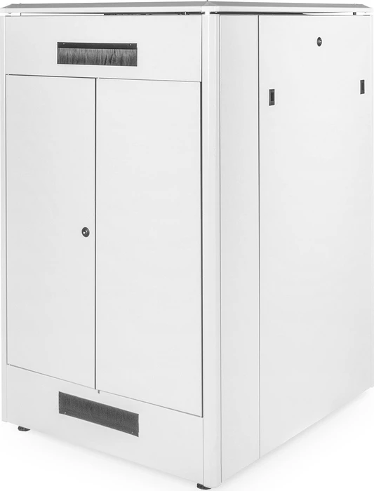 Digitus Professional Unique Serie Serverschrank 26HE, Sicherheitsglastür, IP2X, grau, 1000mm tief