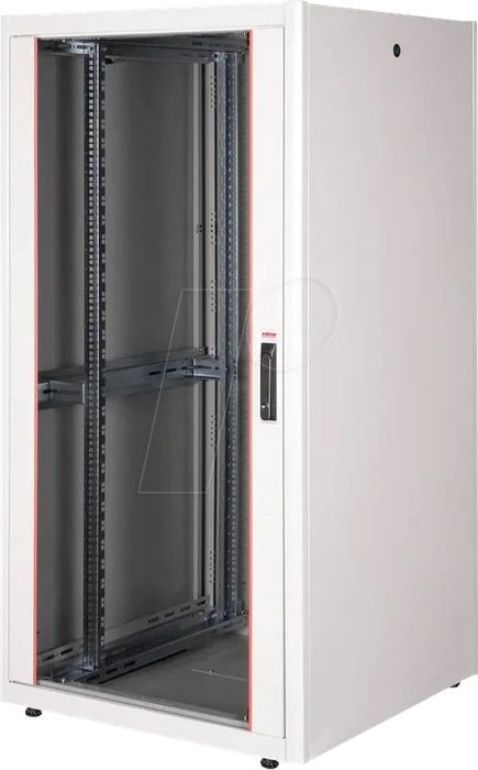 Roline / Secomp Basic 19" Netzwerkschrank 32HE, montiert, Glastür, IP20, RAL 7035, 800mm tief
