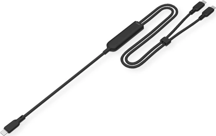 Value USB-C Splitter Y-Kabel, 100W, USB-C [Stecker] auf 2x USB-C [Stecker], 1.8m, schwarz