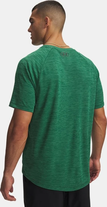Under Armour Tech Textured Funktionsshirt kurzarm campus ivy/black (Herren)