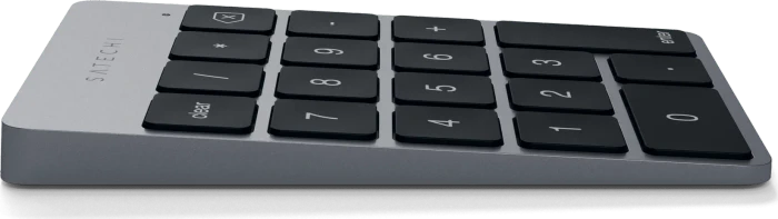 Satechi Aluminum Slim Wireless Keypad (USB-C), Space Gray, Bluetooth