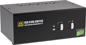 InLine 2-fach Dual-DisplayPort KVM-Switch (63642I)