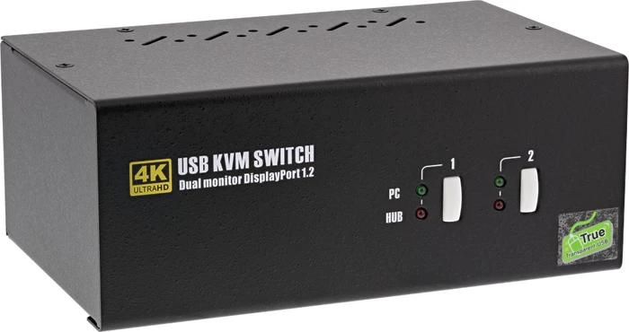 InLine 2-fach Dual-DisplayPort KVM-Switch