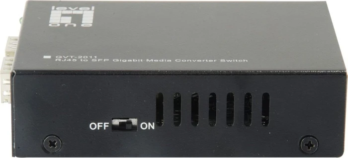 LevelOne GVT-2011 Gigabit Media Converter, 1x RJ-45, 2x SFP