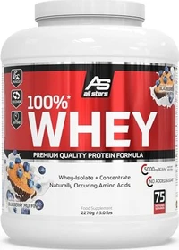 All Stars 100% Whey Protein BCAA Blaubeere/Muffin 2.27kg