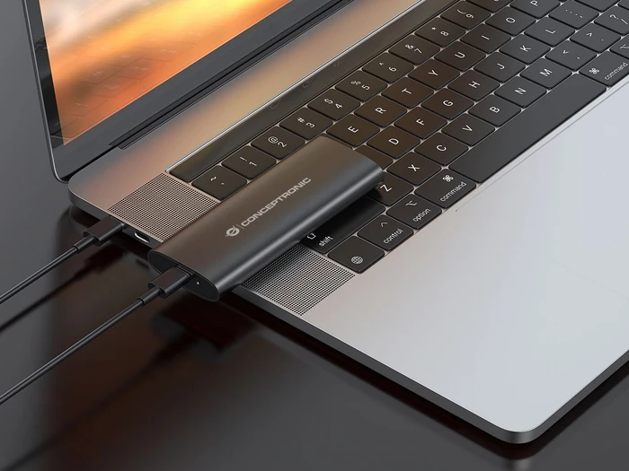 Conceptronic M.2 SSD-Gehäuse, USB-C 3.1