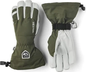 Hestra Army Leather Heli Skihandschuhe olive
