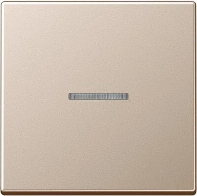 Jung Serie A Wippe mit Lichtleiter, champagner