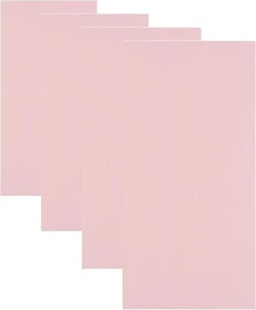 Vaessen Creative Florence Leinenkarton, 270x135mm, glatt, rose, 10 Blatt