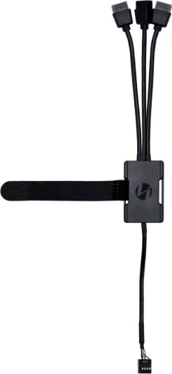 Lian Li USB 2.0 1-zu-3-HUB, intern USB 9-Pin Header, 1x USB 2.0 9-Pin Stecksockel auf 3x USB 2.0 9-Pin Stiftsockel