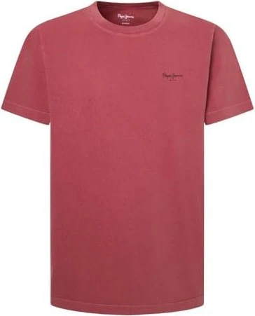 Pepe Jeans Logo T-Shirt kurzarm ruby red (Herren)