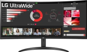 LG UltraWide 34WR50QC-B, 34"