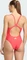 adidas 3-Streifen V-Back Badeanzug semi lucid red/white (Damen) Vorschaubild