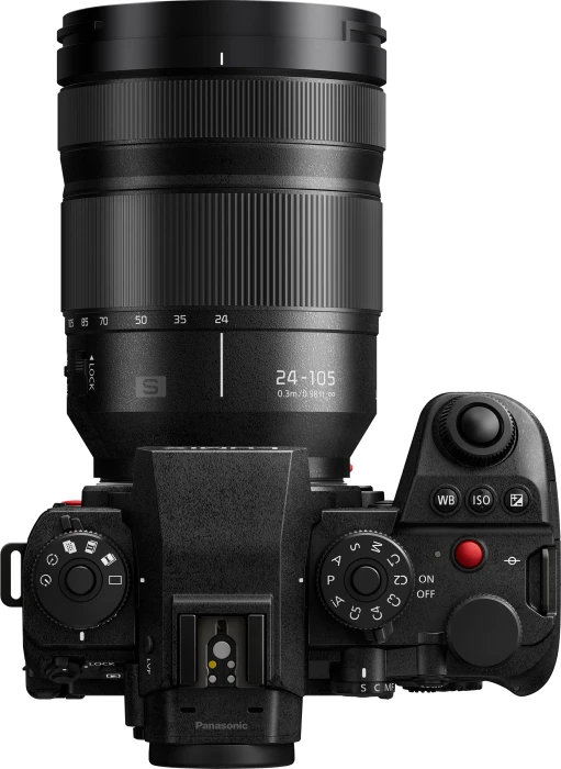 Panasonic Lumix DC-S1R II mit Objektiv Lumix S 24-105mm 4.0 Macro OIS