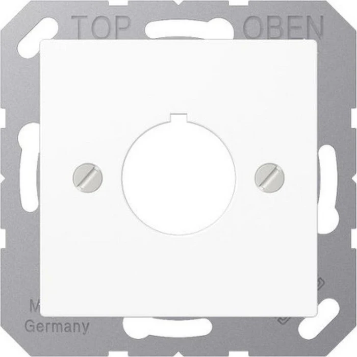 Jung Series AS Abdeckung für Befehlsgeräte mit 22.5mm, alpinweiß