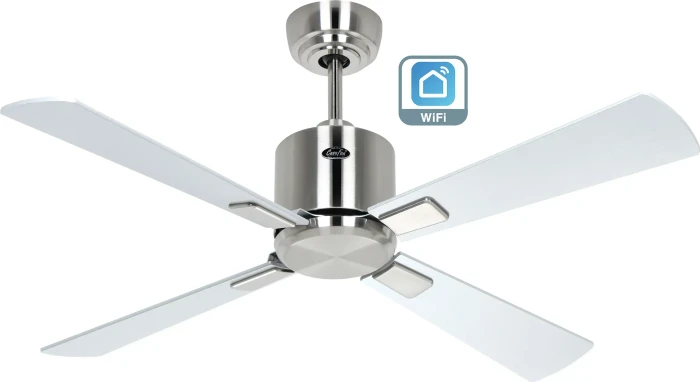 CasaFan Eco Neo III 103 BN-WN/SI WiFi Deckenventilator silber/wenge