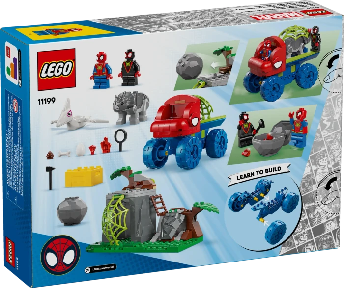 LEGO Marvel Super Heroes Spielset - Spideys Team auf Rettungsmission im Dino-Truck