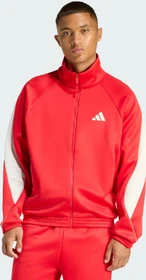 adidas Stadium Trainingsjacke pure ruby/off white/crystal linen (Herren)