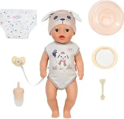 Zapf creation BABY born Puppe - Lukas Hund 36cm