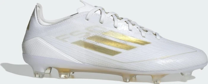 adidas F50 Pro FG cloud white/gold metallic