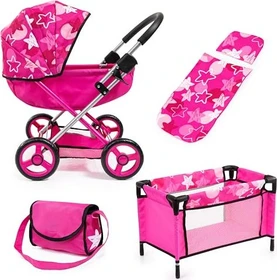 Bayer Design Cosy Puppenwagen Sterne