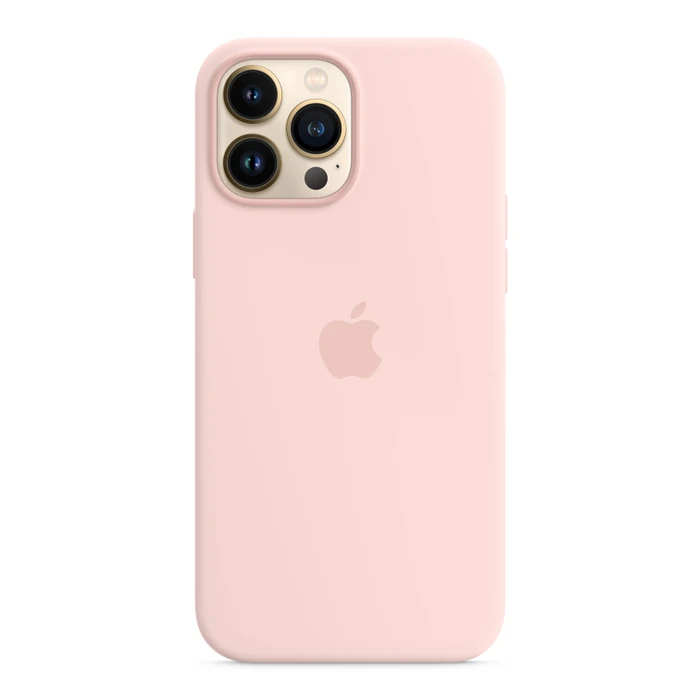 Apple Silikon Case mit MagSafe für iPhone 13 Pro Max kalkrosa