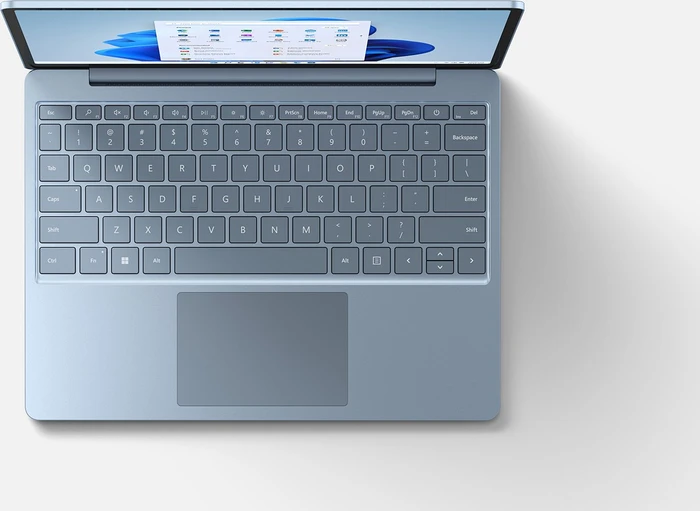 Microsoft Surface Laptop Go 2, Eisblau, Core i5-1135G7, 8GB RAM, 128GB SSD, DE, Business
