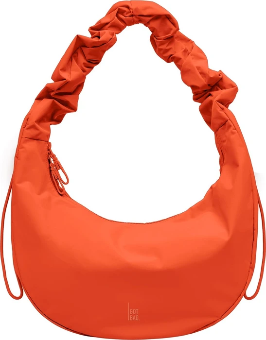 GOT BAG Moon Bag Ruffle Umhängetasche hot coral monochrome