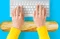 Mustard Baguette Keyboard Rest, Handballenauflage (Tastatur), braun Vorschaubild