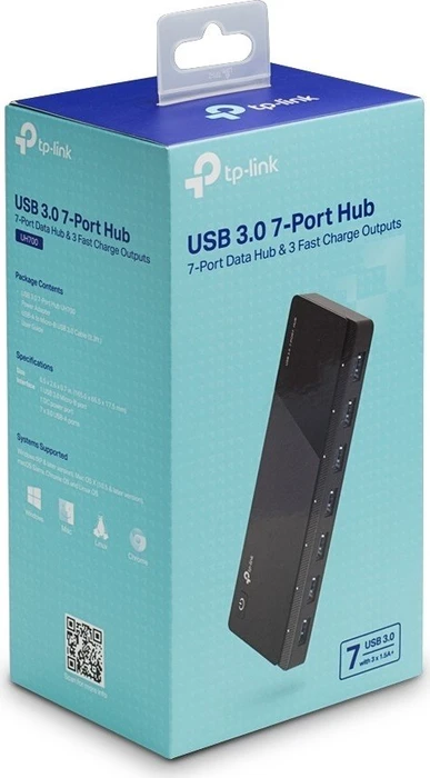 TP-Link USB-Hub, 7x USB-A 3.0, USB 3.0 Micro-B [Buchse]