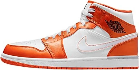 Nike Air Jordan 1 Mid SE white/light smoke grey/pine green (Herren)