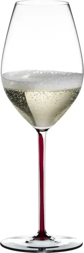 Riedel Fatto A Mano Champagne Weinglas drachenrot