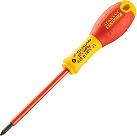 Stanley FatMax VDE Pozidriv Schraubendreher, PZ1x100mm