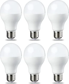 AmazonBasics LED-Leuchtmittel 100 13W/827 E27, 6 Stück