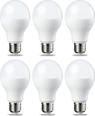 AmazonBasics LED-Leuchtmittel 100 13W/827 E27, 6 Stück