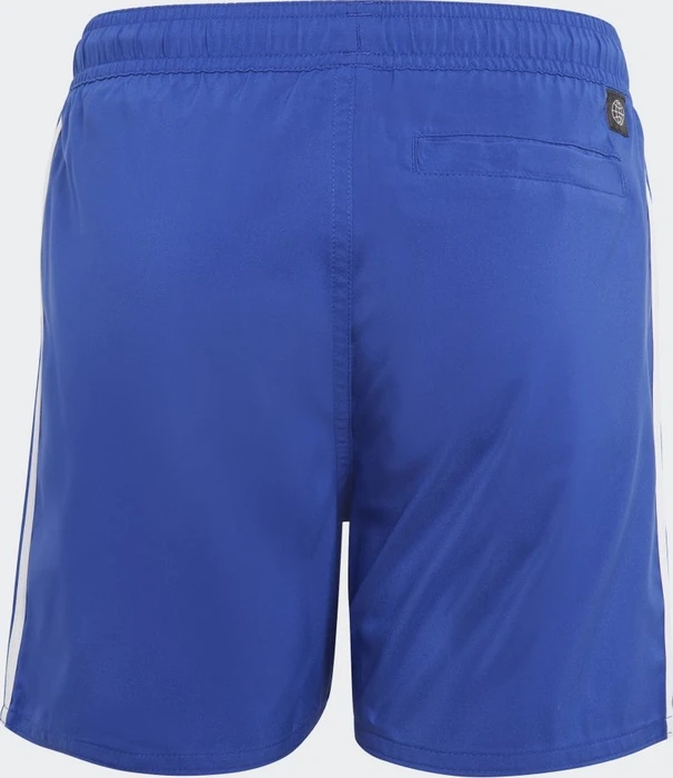 adidas 3-Streifen Badeshorts semi lucid blue/white (Junior)